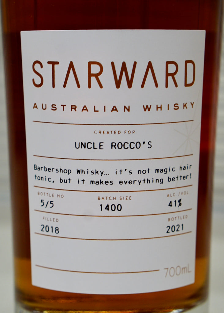 Starward x Uncle Rocco's Whisky